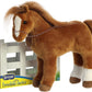 Breyer Aurora® Quarter Horse Stuffed Animal - Realistic Brown 13" Polyester Toy, Model 14368