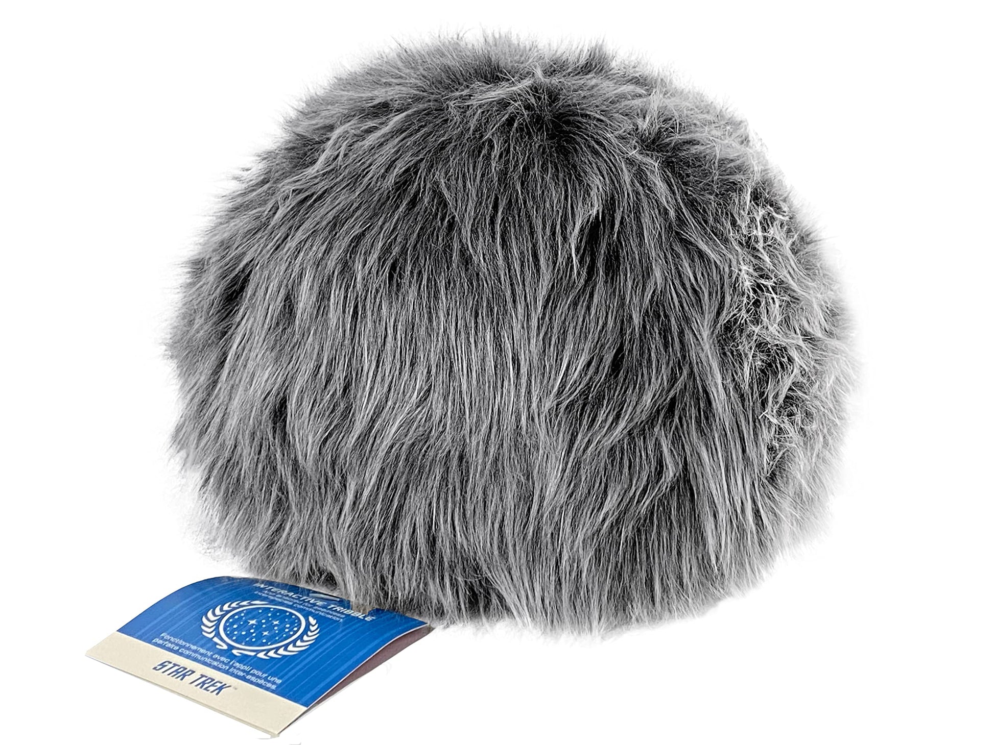 Star Trek New App-Enabled Tribble 8' Silver/Grey Interactive Plush