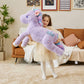 Ikasa Giant Unicorn Stuffed Animal Plush Toy,Large Big Jumbo Soft Toys,43' Huge Size Cute Fluffy Plushy Fat Oversized Plushie,Gifts For Kids Girls Boys (43 Inches, Purple)