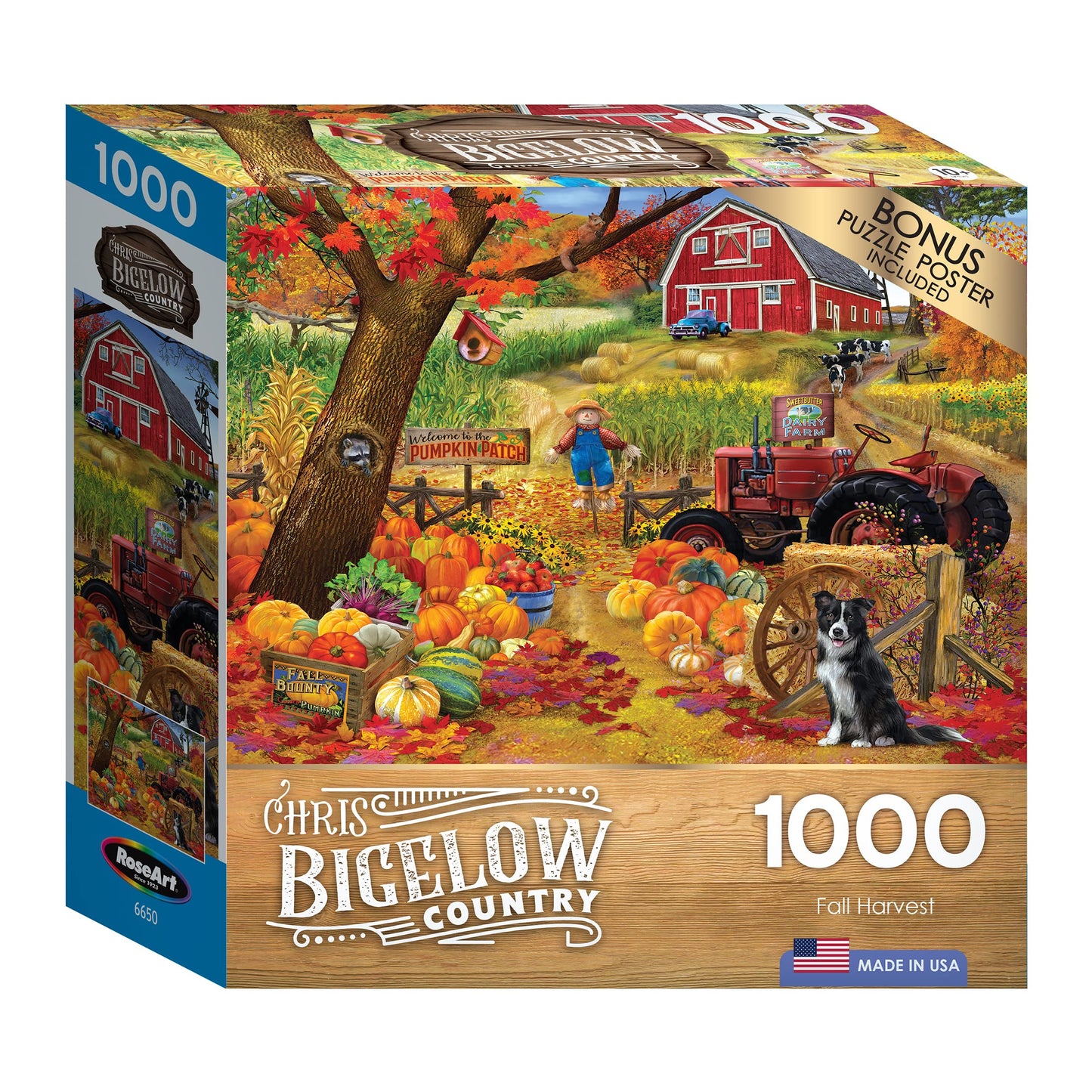 Roseart - Chris Bigelow - Fall Harvest - 1000 Piece Jigsaw Puzzle For Adults