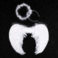 3 Pcs Angel Costumes for Kids Girls Set Fairy Dress Angel Feather Wings and Headband for Halloween Dress up Cosplay (4-6 Years)