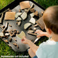 Edxeducation Fun2 Play Tray - Infinite Black - Mini Tuff Tray For Kids - Ages 18M+ - Portable Sensory Play For Toddlers