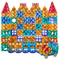 Temi Magnetic Tiles,180 Piece Building Blocks, Magnets Building Set, Stem & Learning & Education Toys Christmas Toy Gift For Ages 3 4 5 6 7 8+ Year Old Toddler Kids Boys And Girls