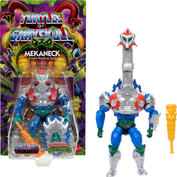 Masters of the Universe Origins Turtles of Grayskull Mekaneck Reptile Wars Posable Action Figure  Teenage Mutant Ninja & Motu Crossover Hero Toy