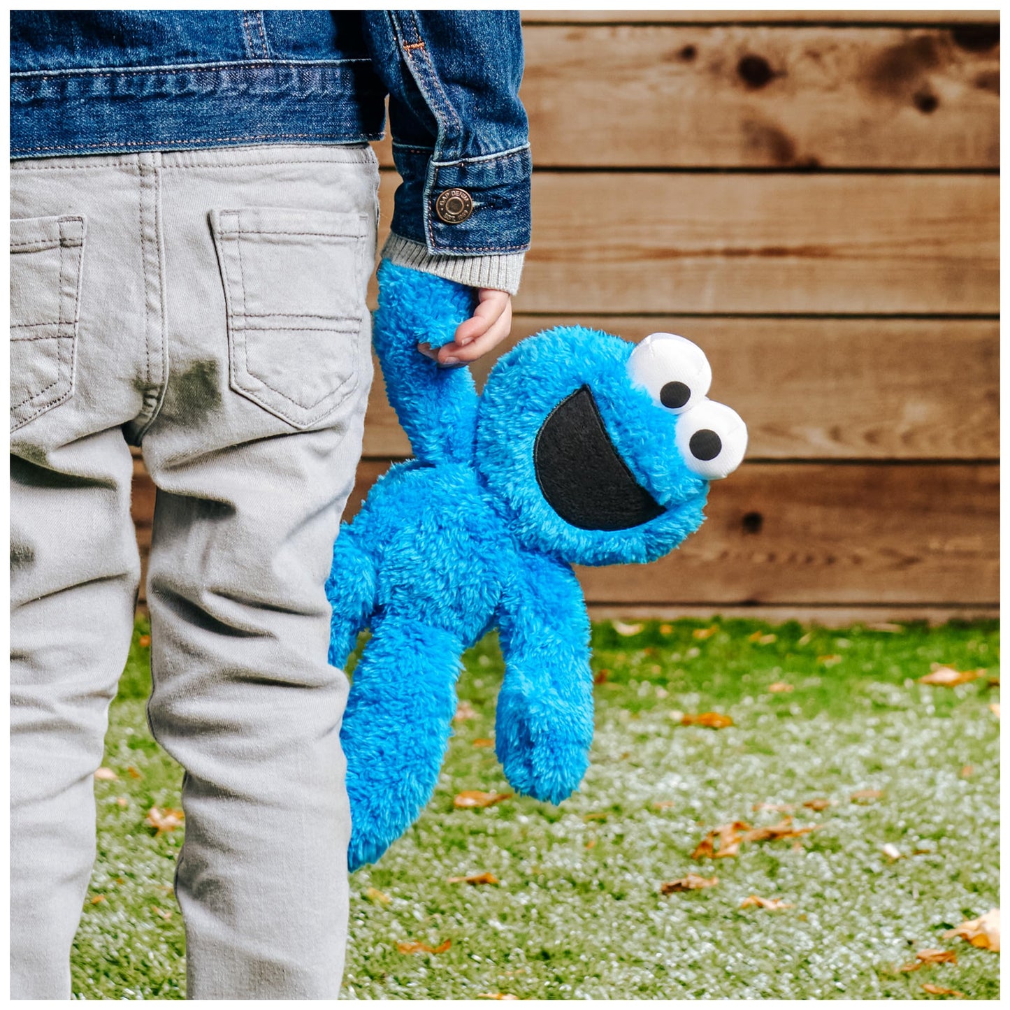 GUND Cookie Monster Take Along Buddy Plush Toy, 13'' Polyester, Blue, Ages 1+, Model 6047583