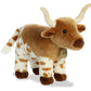 Aurora® Realistic Miyoni® Longhorn Stuffed Animal - Lifelike Detail - Cherished Companionship - Brown 11 Inches