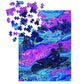 Dark Horse Deluxe Cyberpunk 2077 Tyler Claws Puzzle - 20'' x 27'', Purple, PVC, Model 3008-776