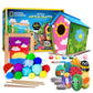 NATIONAL GEOGRAPHIC Mega Arts & Crafts Activity Kit - 3 Craft Kits in 1 to Build, Paint, Weave & Create, River Rock Painting Kit