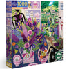 eeBoo Piece & Love: Lavender Kitchen - 1000 Piece Puzzle - mature-themed Square Jigsaw  23x23  Includes Image Reference Insert  Glossy Pieces