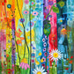 Cross & Glory 1000 Piece Jigsaw Puzzle - City Garden Rainbow Retreat, Large, Vibrant Colors, 1.8mm Thick Cardboard, Model CG-M-086