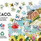Ceaco - Olivia Gibbs - Sea Town Harbor - 300 Piece Jigsaw Puzzle
