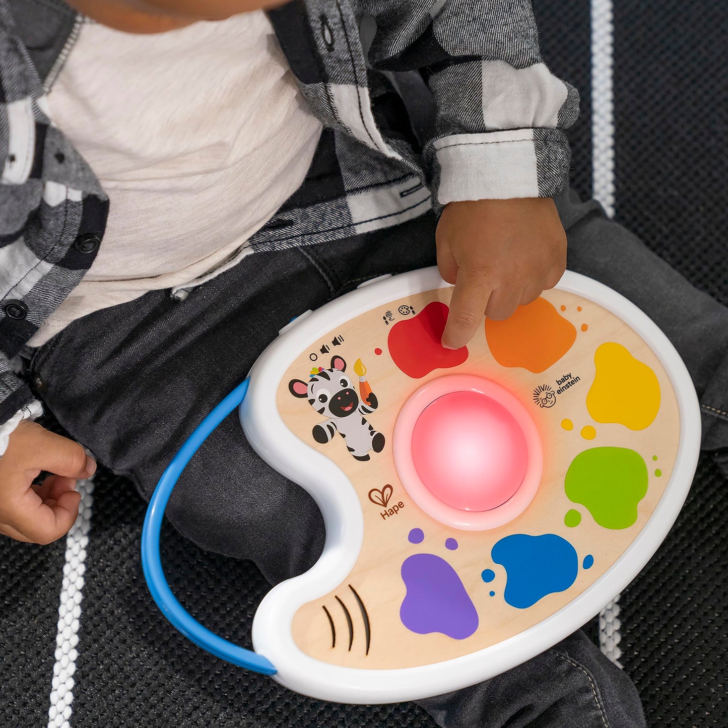 Baby Einstein + Hape Playful Painter Magic Touch Color Palette Light Up Toy, Boy Or Girl Ages 6+ Months