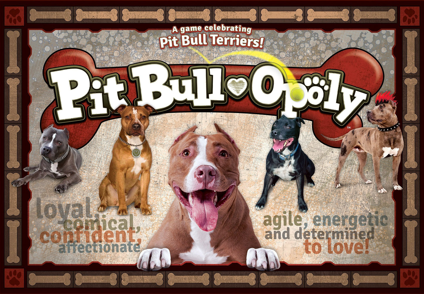 Late For The Sky Pitb Pit Bull-Opoly Board Games