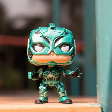 Funko Pop! Marvel: Captain Marvel - Star Commander Toy, Multicolor
