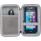 Co2Crea Hard Case Replacement For Vtech Kidibuzz 3 / Kidibuzz G2 Kids’ Electronics Smart Device Kidiconnect (Black Case + Inside Grey)