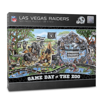 YouTheFan NFL Las Vegas Raiders Game Day at The Zoo 500pc Puzzle