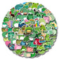 100Pcs Frog Stickers, Cute Frog Stickers For Water Bottles, Waterproof Vinyl Frog Stickers For Kids Laptops Phone Case Luggage D