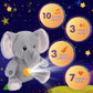 Cuteoy Elephant Star Projector Plush Night Light Stuffed Animals Musical Soother Toys For Kids Lullabies Sounds Sleep Aid Gifts On Birthday Christmas (Elephant)