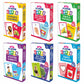 Yuiop  2 In 1 Flash Cards  180 Cards Front & Back  Enhance Memory  Screen Free Alternative  Kids Educational (Pack Of 6)