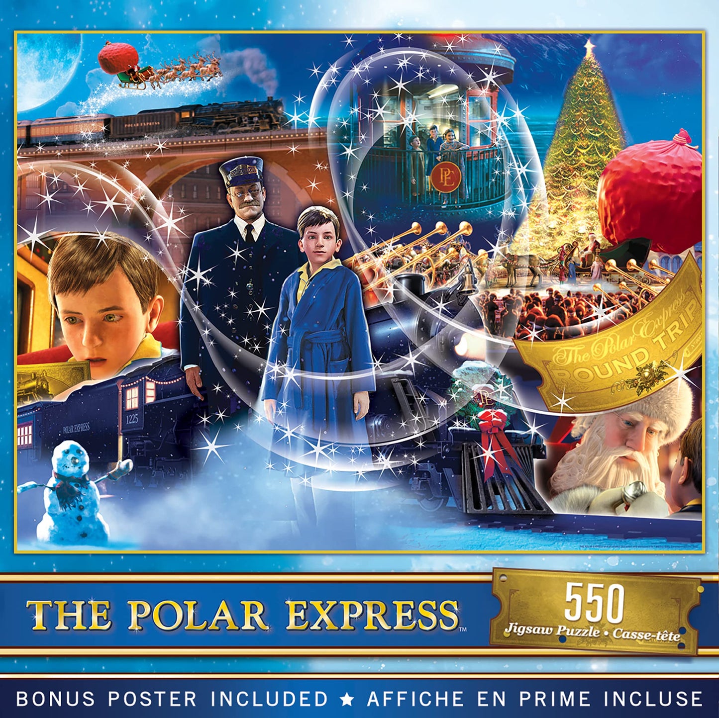 Masterpieces 500 Piece Christmas Jigsaw Puzzle - The Polar Express - 15''X21''