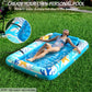 Inflatable Tanning Pool Lounger Float - Jasonwell 4 in 1 Sun Tan Tub Sunbathing Pool Lounge Raft Floatie Toys Water Filled Tanning Bed Mat Pad for mature-themed Blow Up Kiddie Pool Kids Ball Pit Pool
