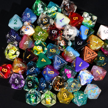 HDdais 10 Pack of D8 Dice Random Color D8 Polyhedral Dice 8 Sided D&D Dice for DND RPG MTG Table Games Dungeons and Dragons Dice