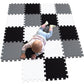 Mqiaoham® 18 Pieces Puzzle Play Mats, Soft Baby Play Mat, Kids Interlocking Foam Floor Tiles, Toddlers Carpet Playmats G301018-101104112