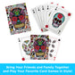 Aquarius Sugar Skulls Playing Cards - Sugar Skulls Themed Deck Of Cards For Your Favorite Card Games - Officially Licensed Sugar Skulls Merchandise & Collectibles