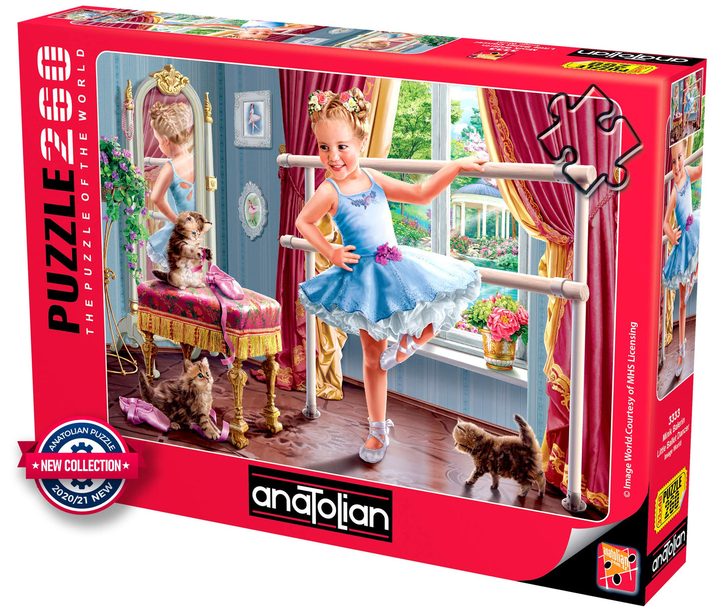Anatolian Puzzle - Little Ballet Dancer, 260 Piece Jigsaw Puzzle, #3333
