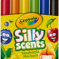 Crayola Silly Scents Scented Markers, Washable, 6Count