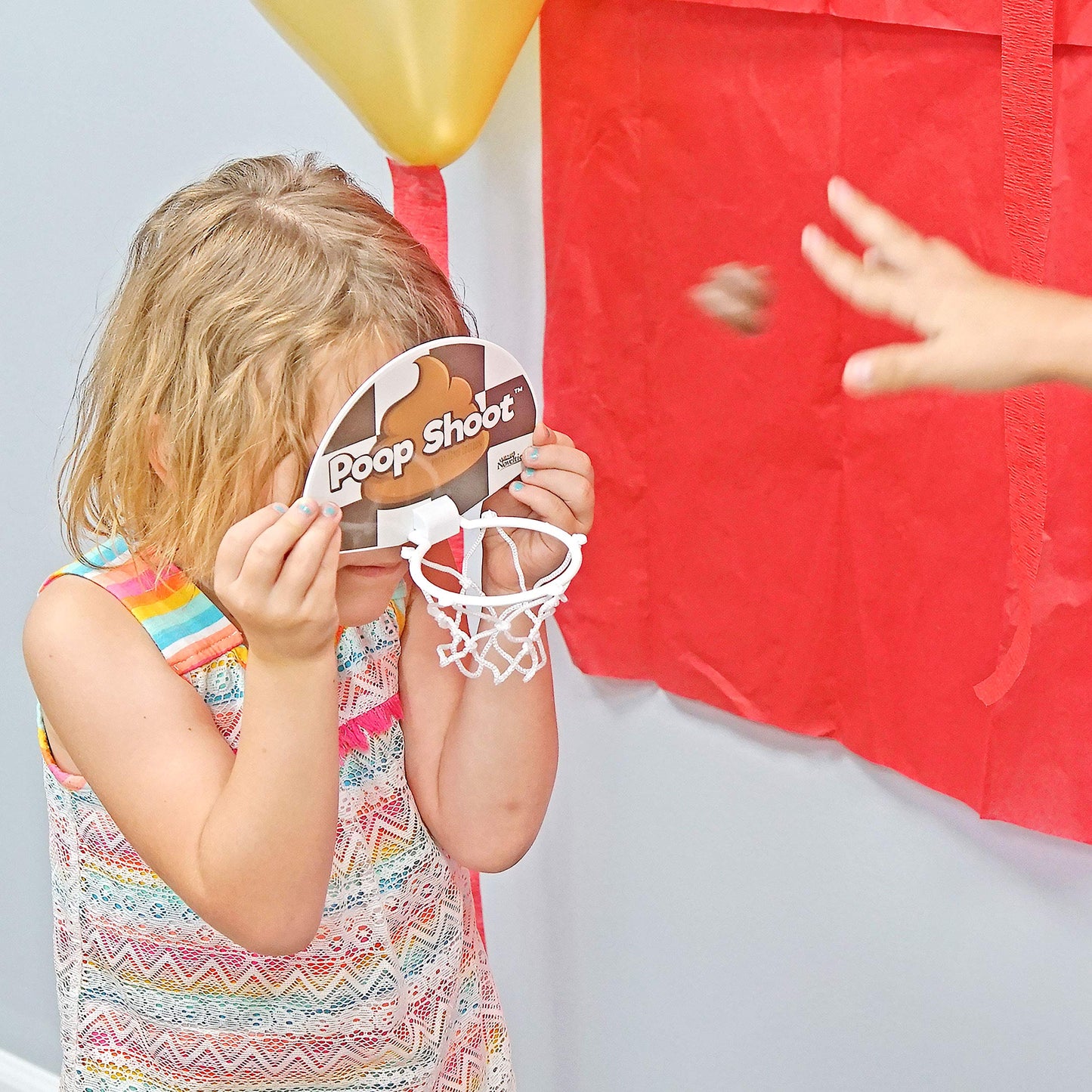 Fairly Odd Novelties Poop Shoot  The Novelty Poop Basketball Game Funny Bathroom & Toilet Sports Gag Gift Set