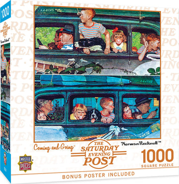 Masterpieces 1000 Piece Jigsaw Puzzle For Adults, Family, Or Youth - Coming And Going - 25''X25''