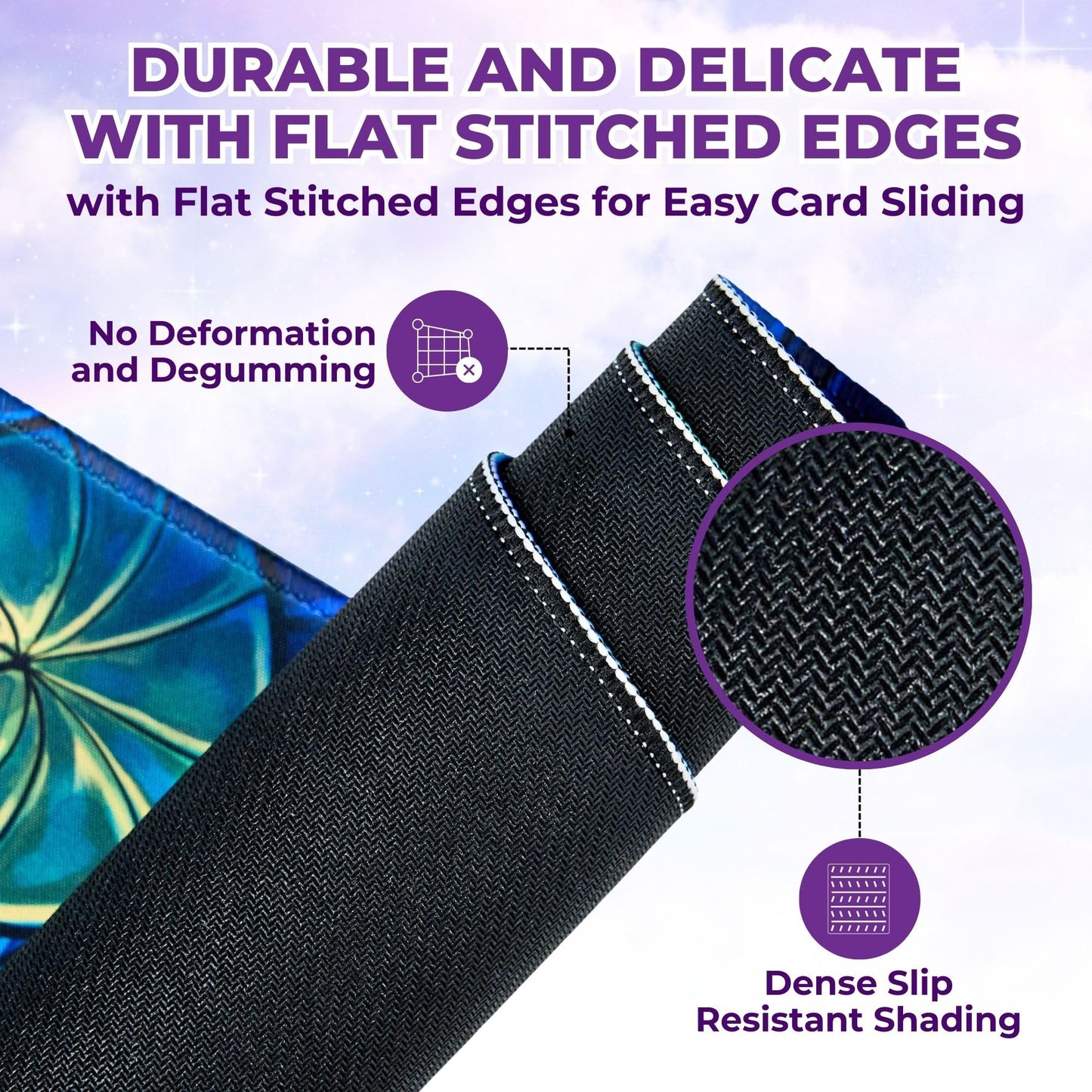 Mtg Playmat 24X14 Inches - Magic The Gathering Playmat With Original Handcrafted Art, Non-Slip Tcg Playmat With Rubber Bottom An