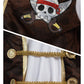 Spooktacular Creations Pirate Costume for Kids  Boys Classic Brown Pirate Outfit Deluxe Set with Toy Accessories for Toddler Halloween Pretend Roleplay Themed Party (Small  5-7 yrs)