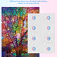 Petrala Jigsaw Puzzles 1000 Pieces For Adults Tree Of Life 1000 Piece Puzzle For Adults Colorful Stained Glass Jigsaw Puzzles For Adults Kit With Letters On Back, Fit Together Perfectly