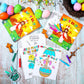 Motiskyy 30 Sets Easter Story Coloring Cards Christian Holy week Coloring Craft Bible Jesus Christ Resurrection Religious Script