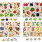 FunBlast (Set of 4 Puzzle Board) Wooden Colorful Learning Educational Board for Kids Set of 4 Puzzle Board Includes Aquatic Anim