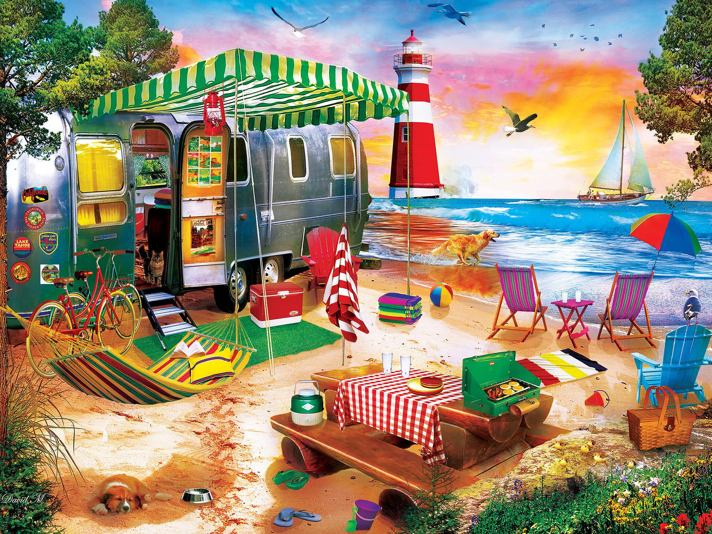 Oceanside Camping 550 Pc
