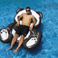 Swimline Inflatable Panda Pool Float - Black/White, 71"x50"x8", Durable Plastic, Model 90741