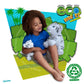 Ecobuddiez - White Tiger From Deluxebase. 12 Inch White Tiger Plush Toy. Eco Friendly Child Safe Tiger Stuffed Animal Made From Recycled Plastic Bottles.