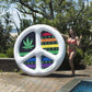 Swimline Peace Mon' Pool Island, Multi, 66'' X 66'' X 11.5''
