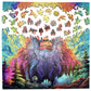 Trippy Puzzle Co - Wooden Jigsaw Puzzle For Adults - Challenging 300 Piece Puzzle With Cool Shapes - Bigfoot Sasquatch Mountains