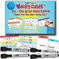 Think2Master Wacky Cards 3rd - 5th Grade. Math Card Game for Families & Classroom. Make Hilarious Sentences While Practicing Mat