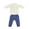 Miniland Clothes For Dolls 15 3/4'' Knitted Outfit Sweater & Trausers - Eco, Made In Spain, Quality, Role Play, Educational