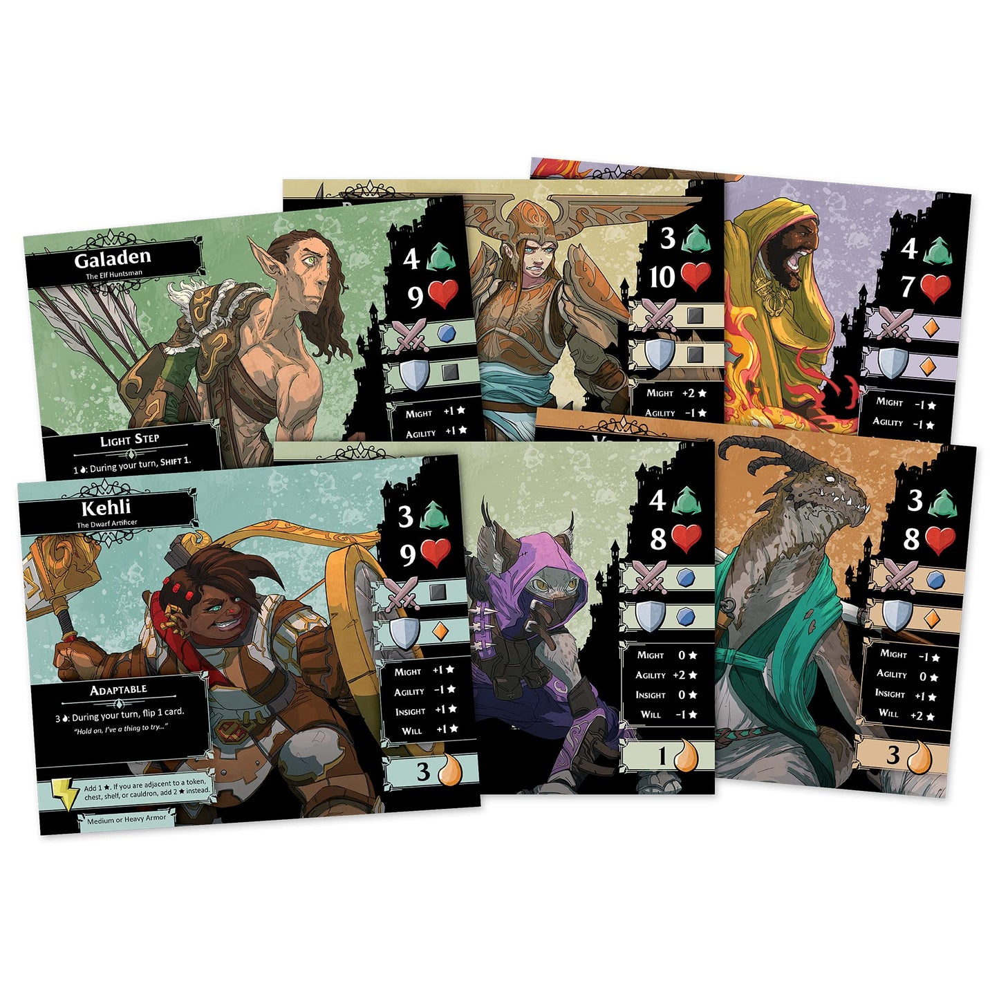 Fantasy Flight Games Descent: Legends of the Dark - Cooperative Board Game, 1-4 Players, Ages 14+, Core Game, Multicolor, FFGDLE01