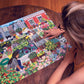 eeBoo 1000 Piece Urban Gardening Jigsaw Puzzle, Glossy Cardboard, Multicolor, Model PZTUBG, Perfect for Adults and Families