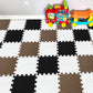 Yiminyuer 25 Tiles (30Cm  30Cm  1Cm Each Tile) Baby Soft Puzzle Play Mats, Kids Thick Eva Foam Floor, Toddlers & Children'S Soft