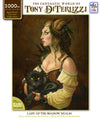 The Jigsaw Puzzle Factory Tony Diterlizzi Lady of the Shadow Realm, Fantasy Puzzle Game for Adults and Kids, 1000 Piece, Full Si