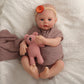 Caliugsi Real Life Like Reborn Baby - 18'' Realistic Newborn Doll Girl, Lifelike Baby Doll With Soft Weighted Body, Reborn Gift