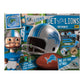 YouTheFan NFL Detroit Lions 500-Piece Retro Puzzle - Large Cardboard, Team Colors, Model 0951315